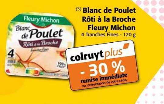 blanc de poulet rôti à la broche fleury michon