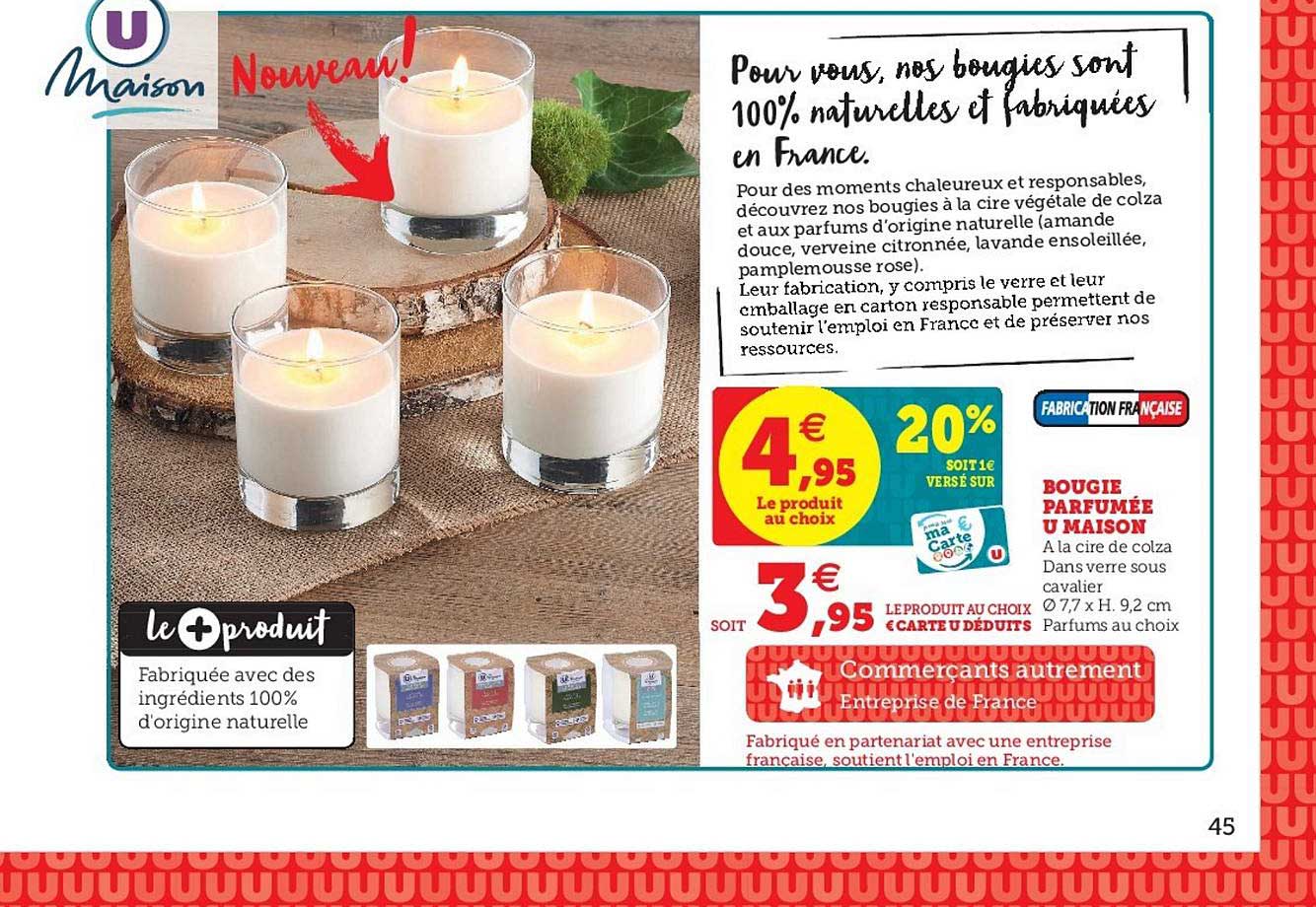 Bougie Parfumée U Maison