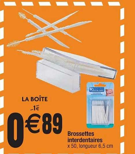 brossettes interdentaires