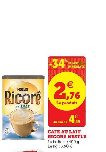 Café Au Lait Ricoré Nestlé