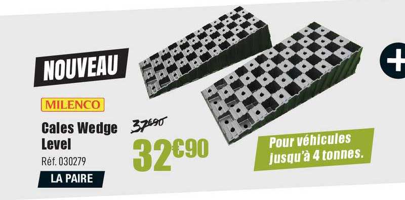 cales wedge level milenco