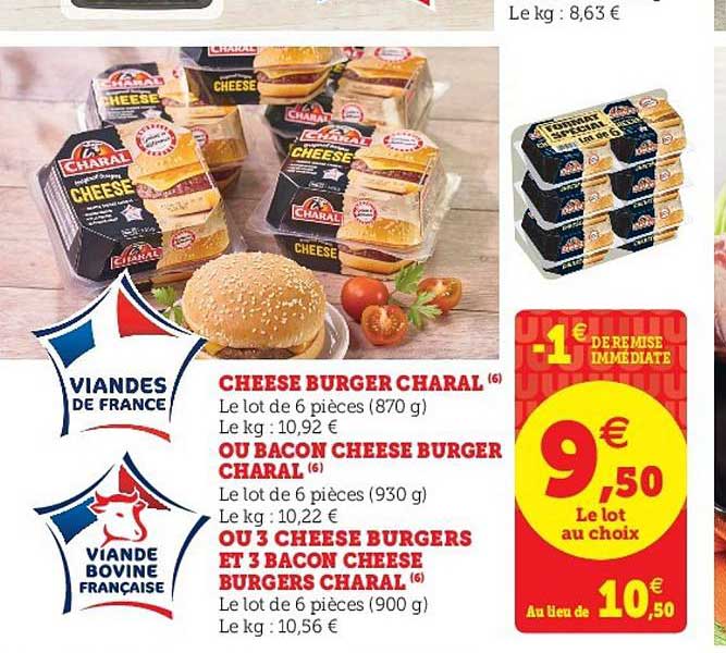 Cheese Burger Charal Ou Bacon Cheese Burger Charal Ou 3 Cheese Burgers Et 3 Bacon Cheese Burgers Charal