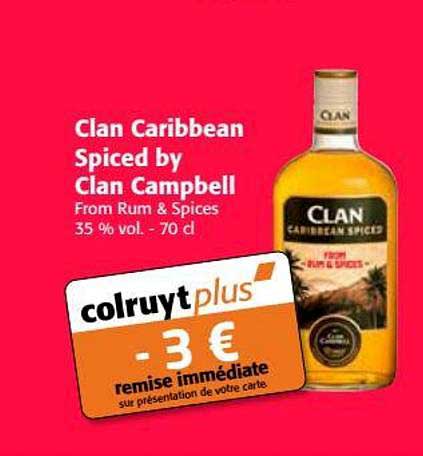 clan caribbena spiced by clan campbell