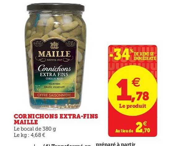 Cornichons Extra-fins Maille