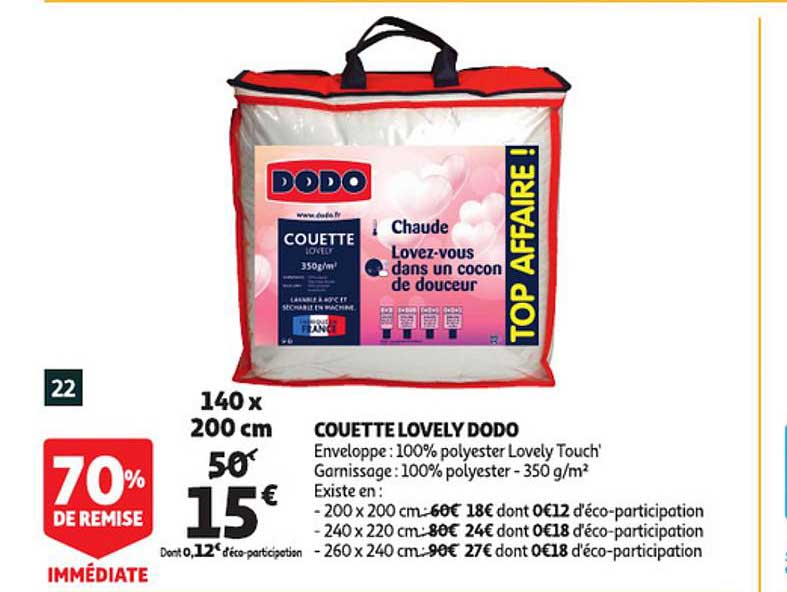 couette lovely dodo 70% de remise immédiate
