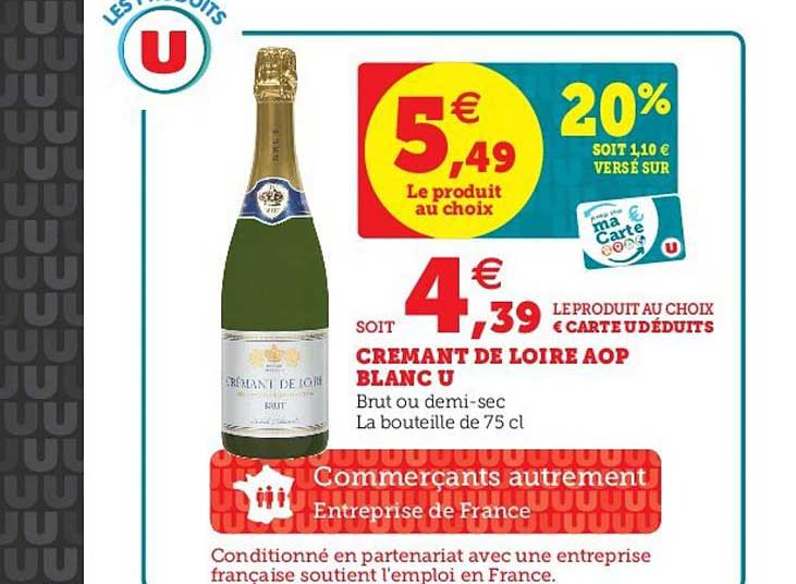 Crémant De Loire Aop Blanc U