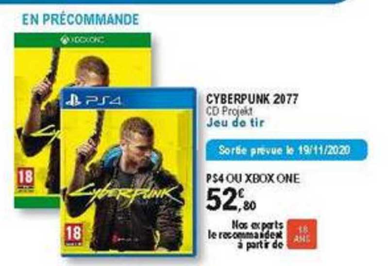 cyberpunk 2077 ps4 ou xbox one
