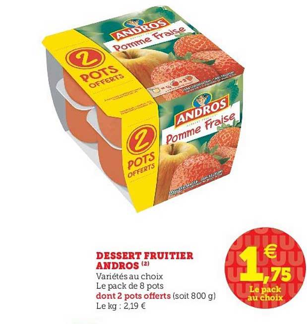 Dessert Fruitier Andros
