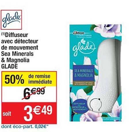 Diffuseur Avec Détecteur De Mouvement Sea Minerals & Magnolia Glade 50% De Remise Immédiate