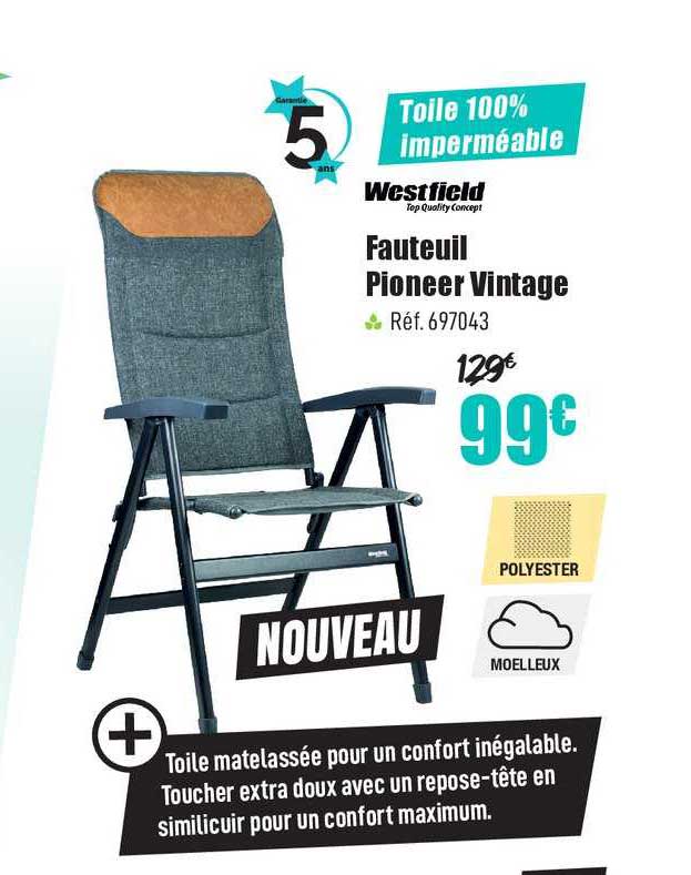 fauteuil pioneer vintage westfield