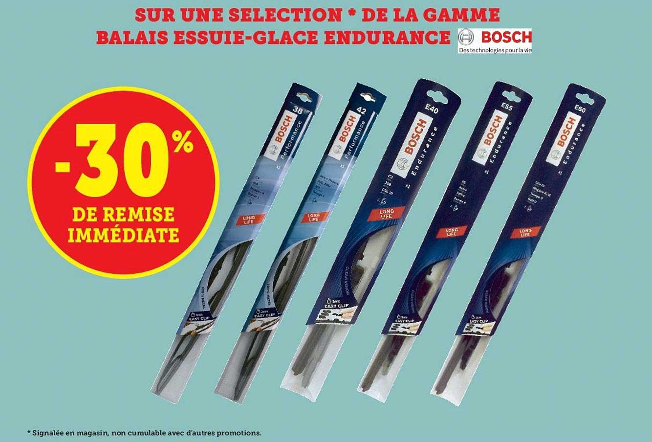 gamme balais essuie-glace endurance