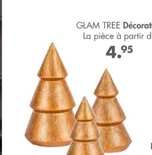 glam tree décoration