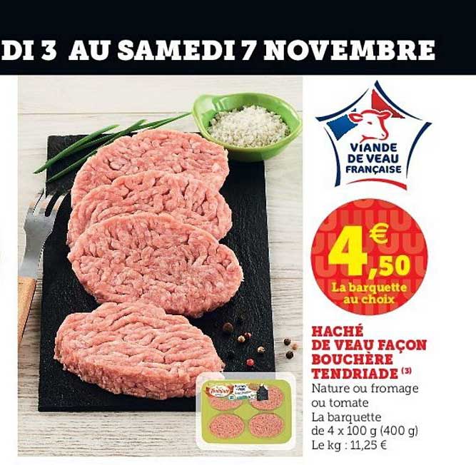 haché de veau façon bouchère tendriade