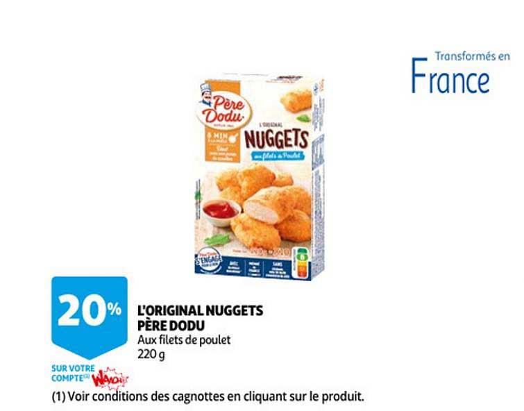 l'original nuggets père dodu
