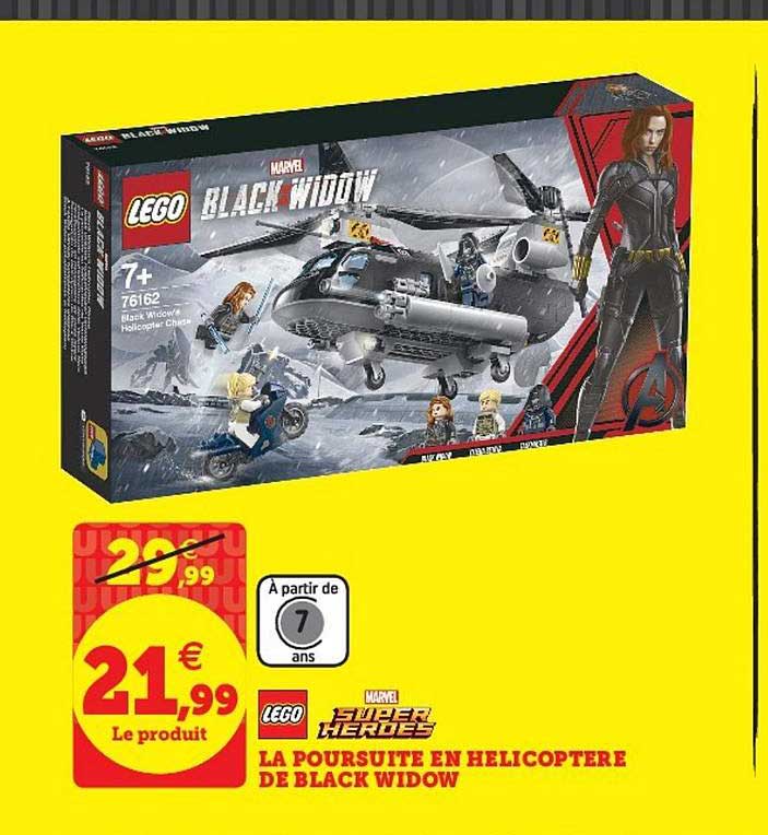 la poursuite en hélicoptère de black widow