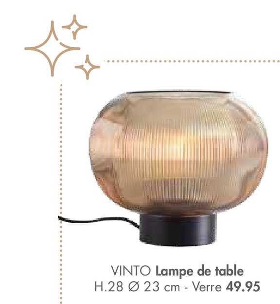 lampe de table vinto
