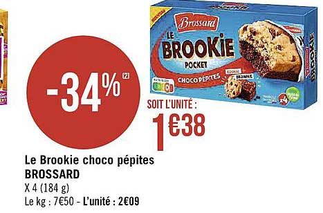 Le Brookie Choco Pépites Brossard