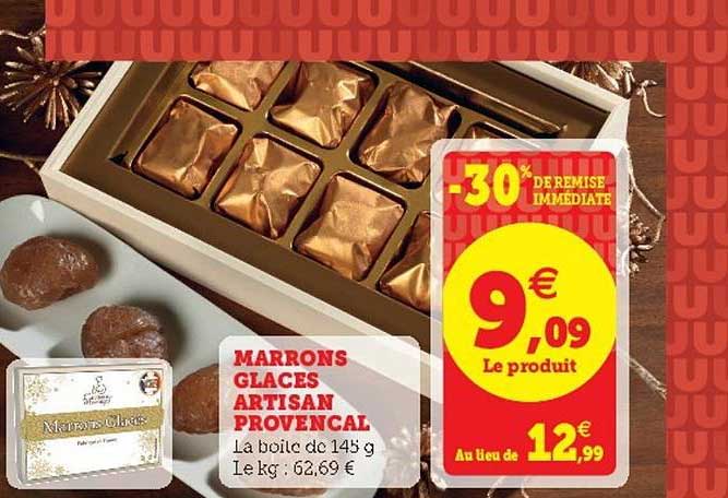 marrons glacés artisan provencal