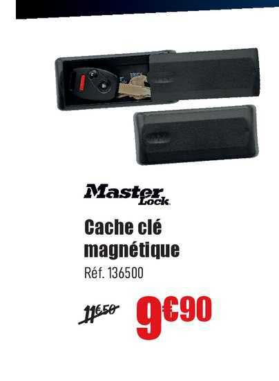 master lock cache clé magnétique