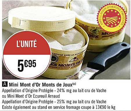 mini mont d'or monts de joux