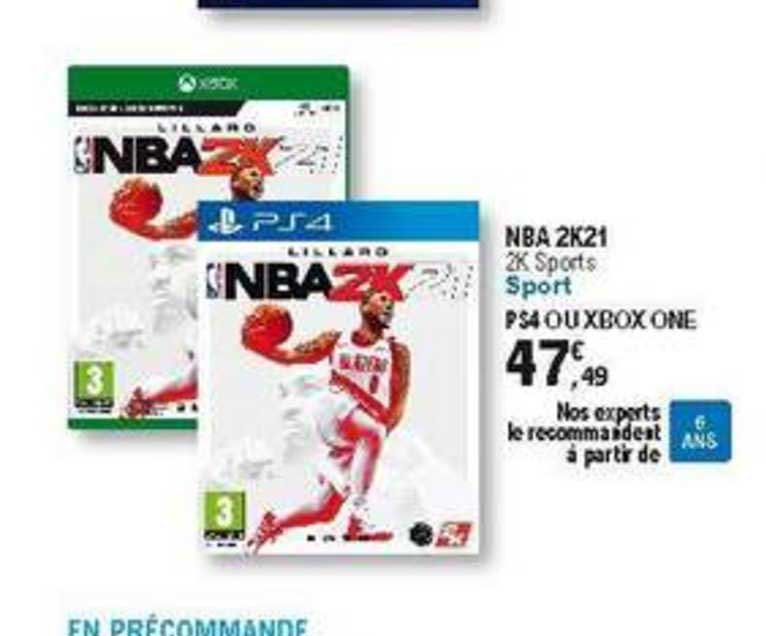nba 2k21 ps4 ou xbox one