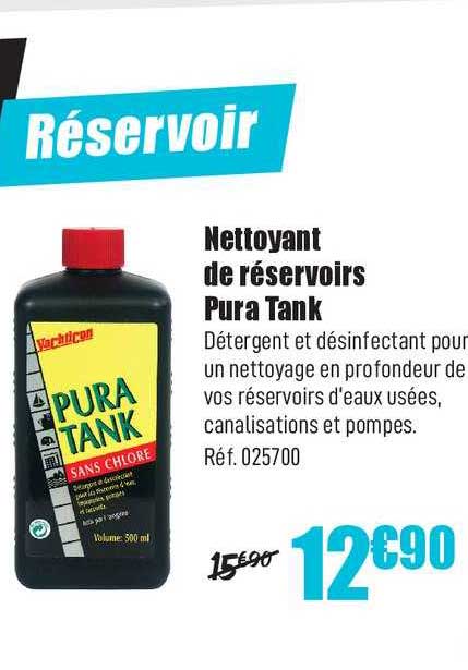 nettoyant de réservoirs pura tank