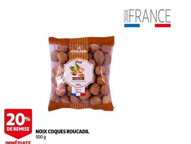 Noix Coques Roucadil 20% De Remise Immédiate