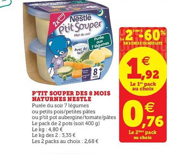 p'tit souper des 8 mois naturnes nestlé