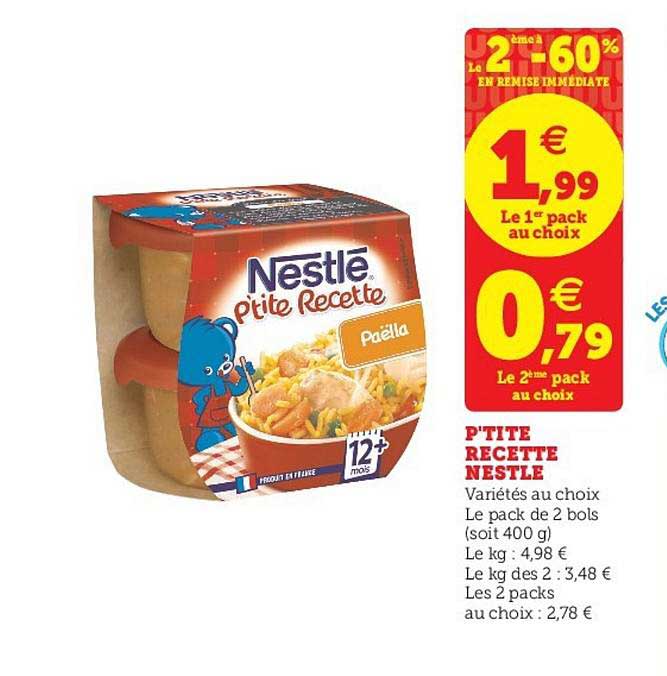 p'tite recette nestlé