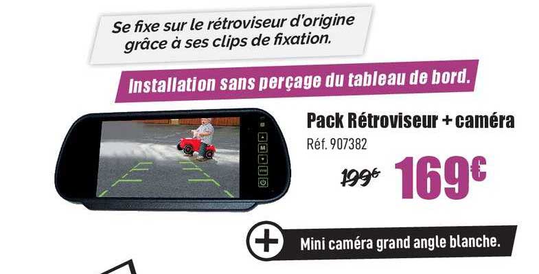 pack rétroviseur + caméra