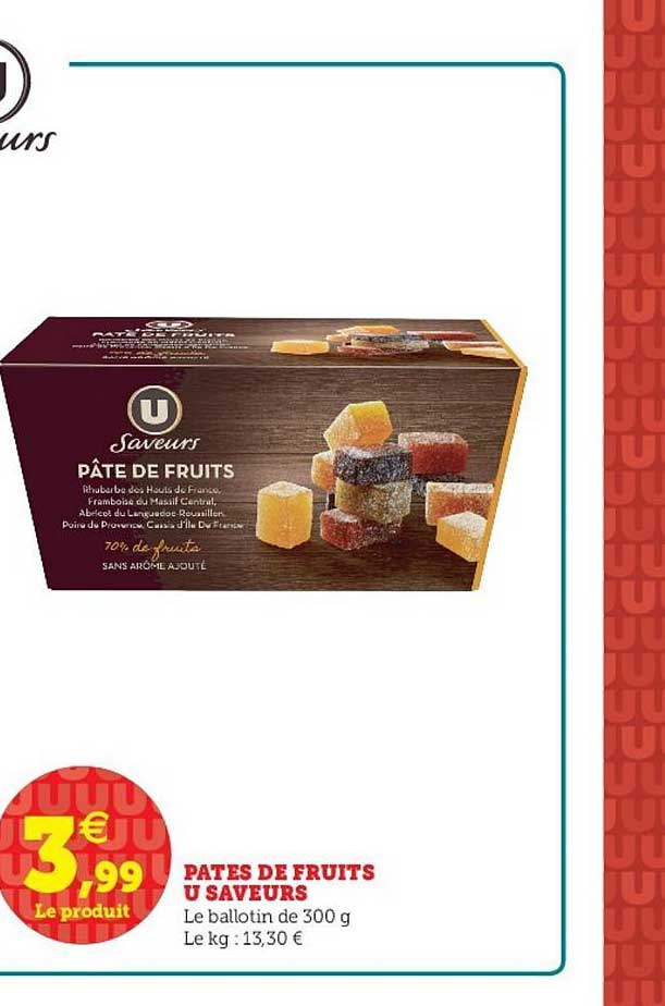 Pâtes De Fruits U Saveurs