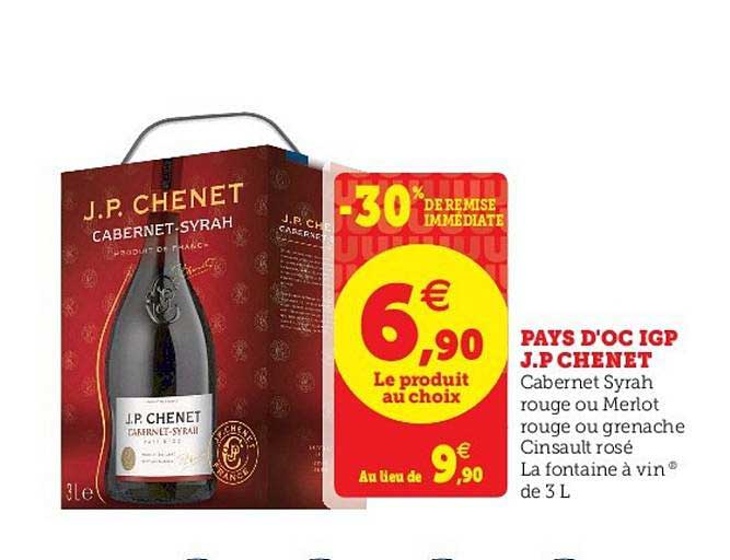 pays d'oc igp j.p chenet