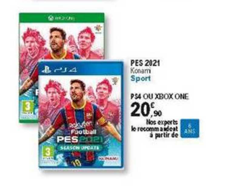 pes 2021 ps4 ou xbox one