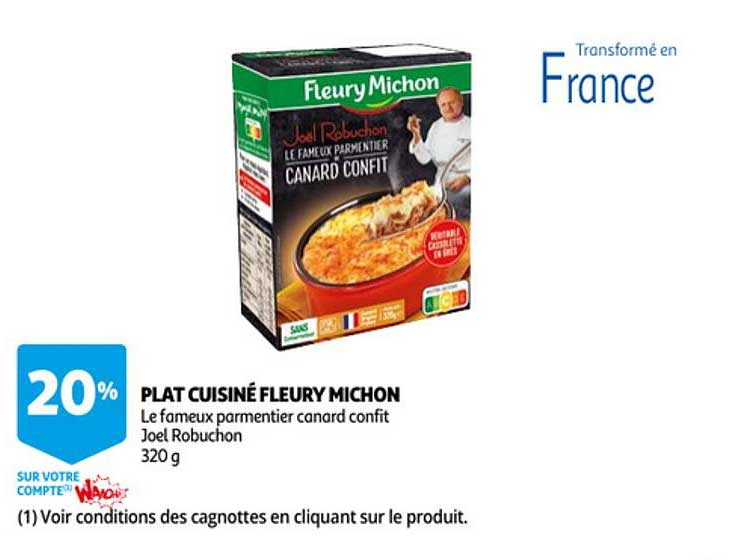 plat cuisiné fleury michon