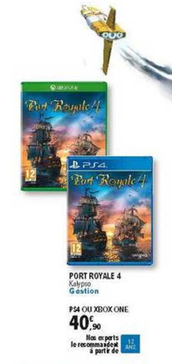 port royale 4 ps4 ou xbox one