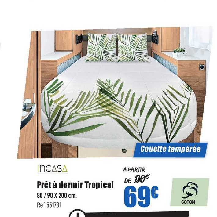 prêt à dormir tropical incasa