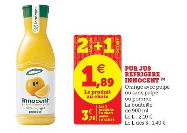 Pur Jus Réfrigéré Innocent