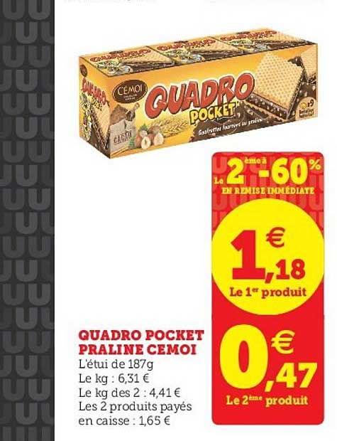 Quadro Pocket Praline Cemoi