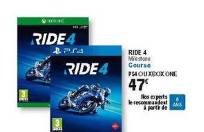 ride 4 ps4 ou xbox one