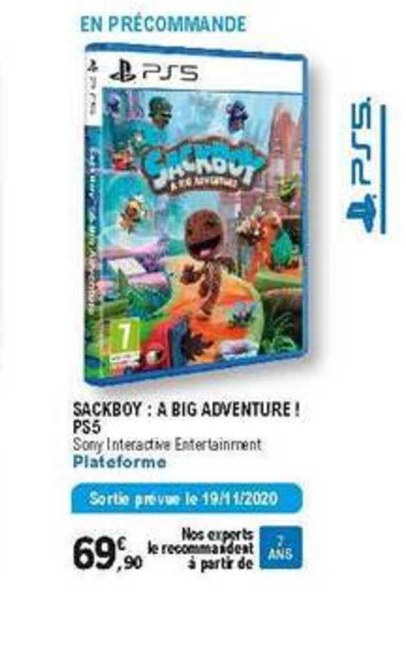 Sackboy : A Big Adventure ! Ps5