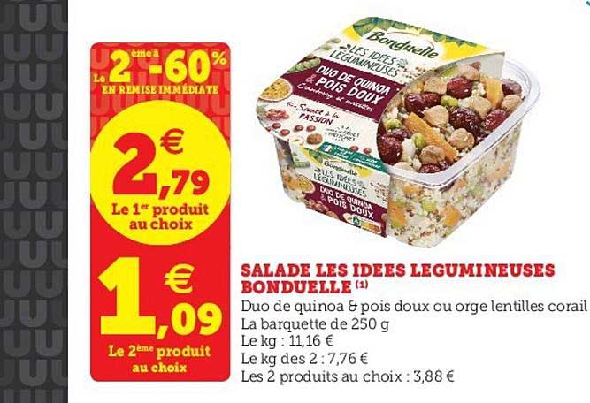 Salade Les Idées Légumineuses Bonduelle
