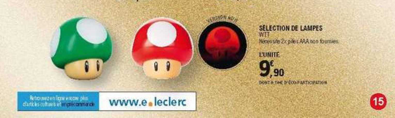 sélection de lampes