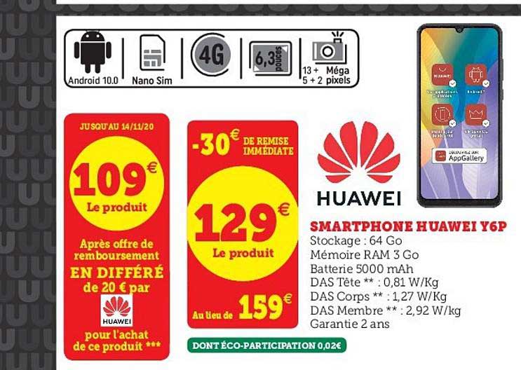 smartphone huawei y6p