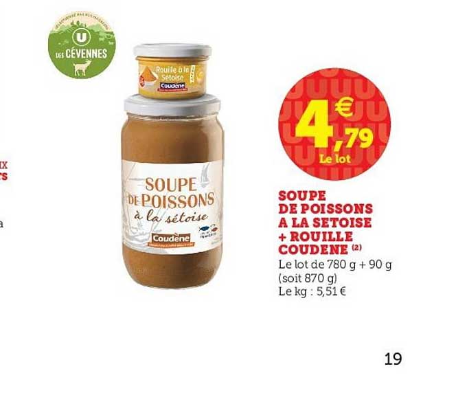 soupe de poissons à la setoise + rouille coudene