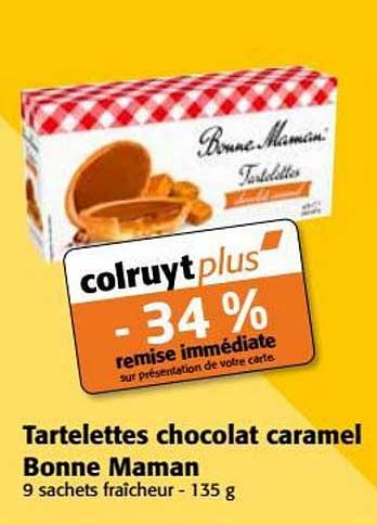 tartelettes chocolat caramel bonne maman