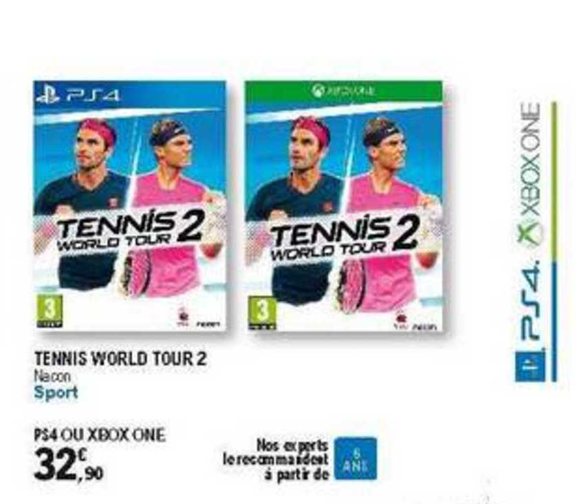 tennis world tour 2 ps4 ou xbox one