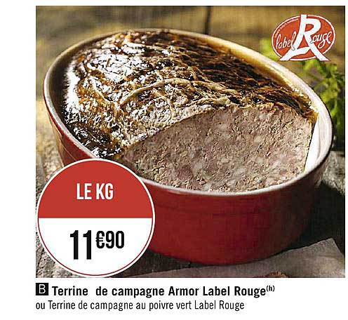 Terrine De Campagne Armor Label Rouge