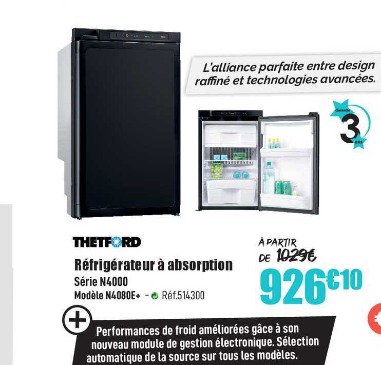 thetfort réfrigérateur à absorption