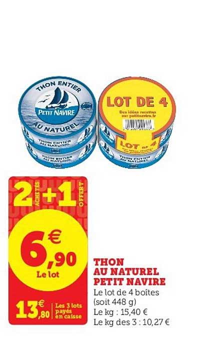 Thon Au Naturel Petit Navire