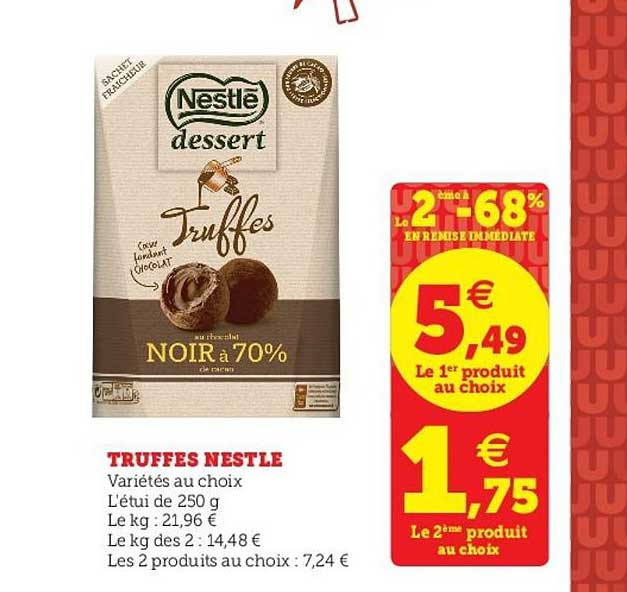 Truffes Nestlé Le 2ème à -68% En Remise Immédiate